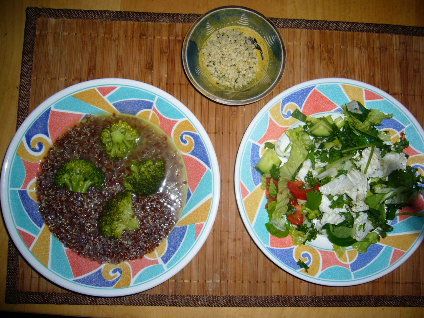 vegane Abendmahlzeit