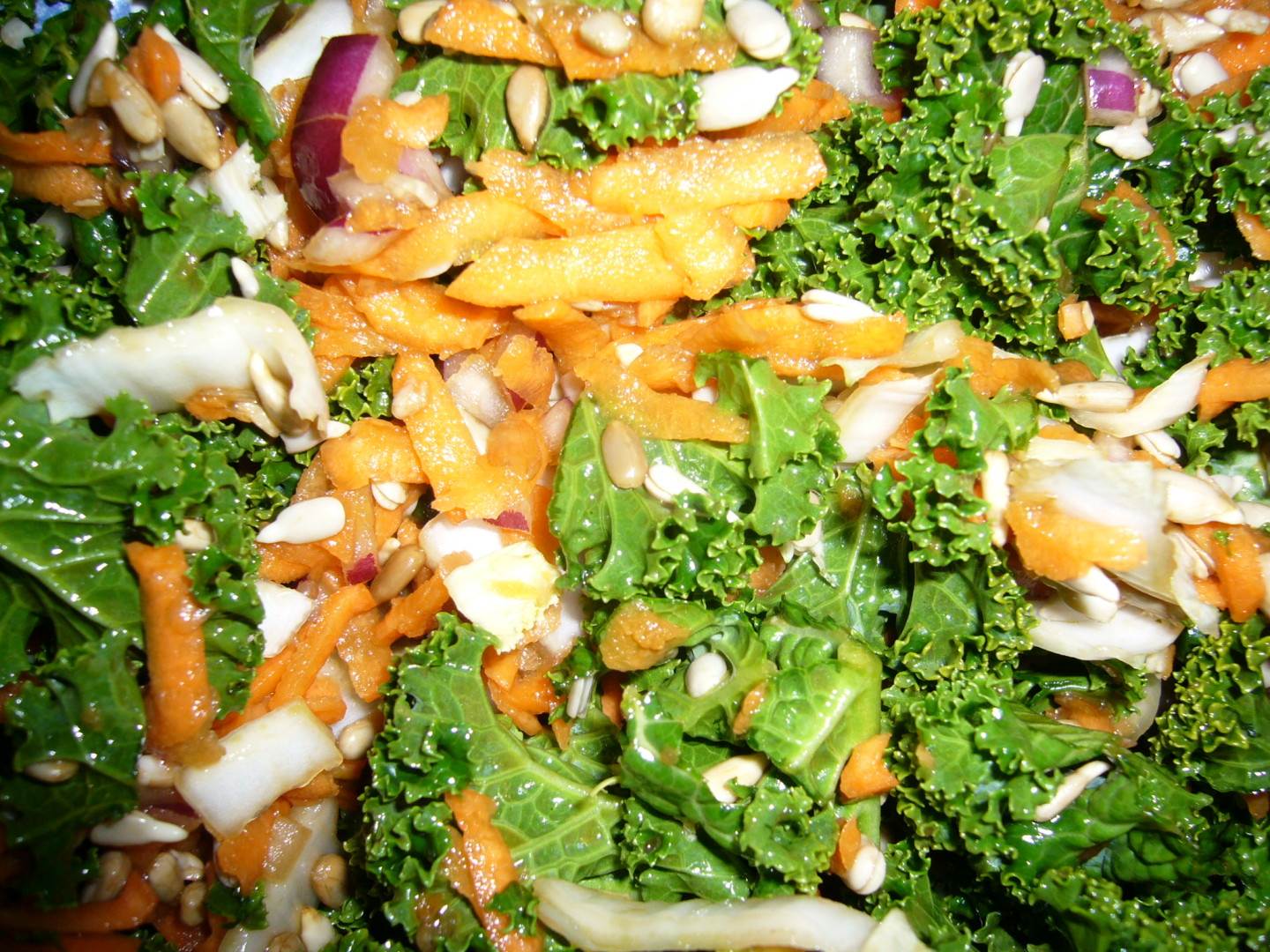 Wintersalat mit Grünkohl